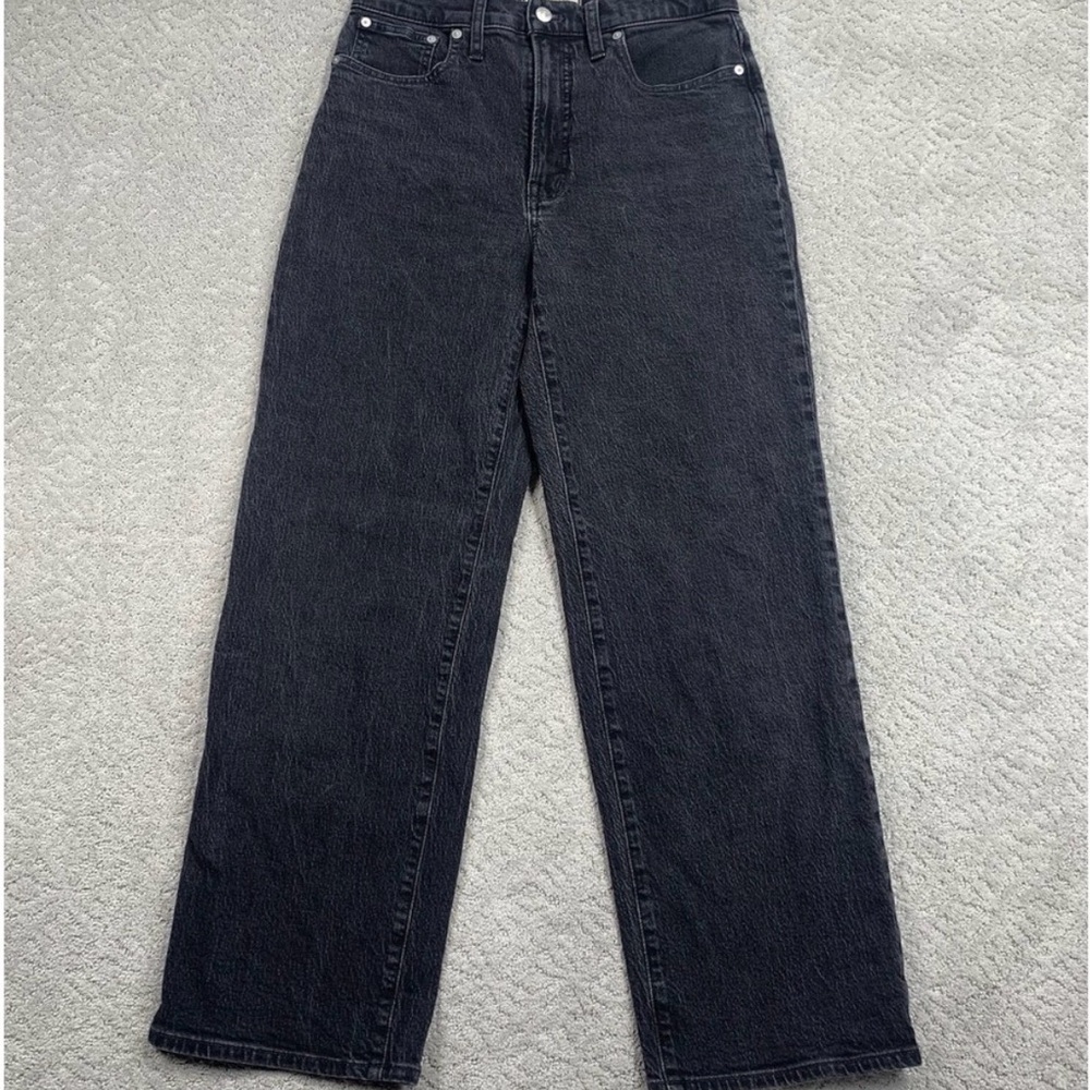 Madewell Black Flare & Wide Leg Jeans